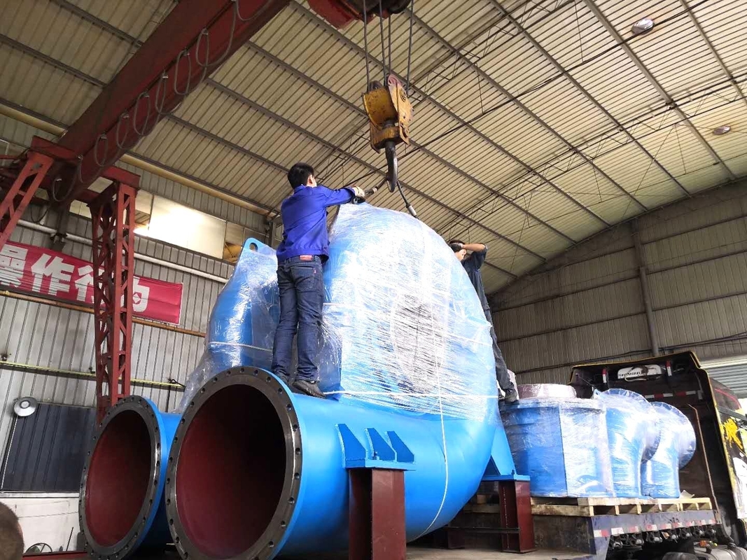 Yüksek verimlilikli 1 yıllık Francis Turbine Generator Çelik ve Paslanmaz Çelikten Yapılmış