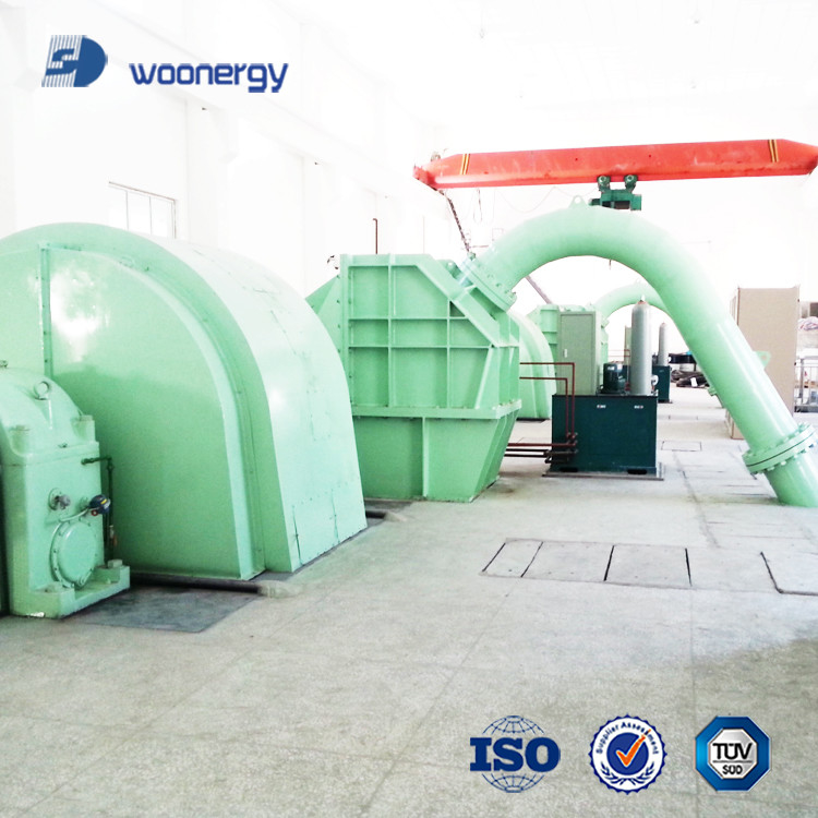 Paslanmaz Çelik Koşucu Yüksek Başlı Su Türbini Yüksek RPM 600-1000rpm için tasarlanmıştır