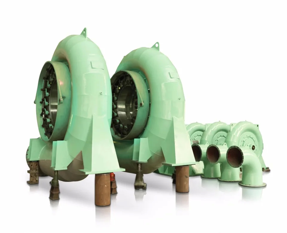 500-1000kg Turbo Turbine Generator Dikey/Yatay Kurulum Verimliliği 90%
