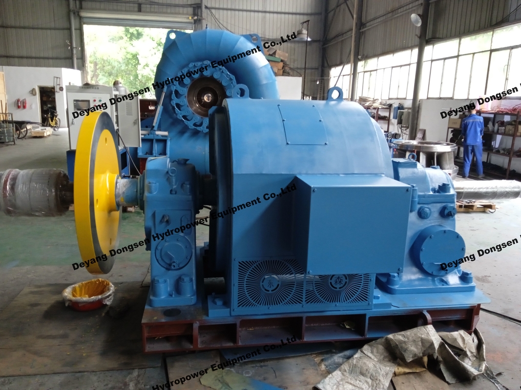 450-1000 RPM Francis Su Türbünü Mikro Yöneticisiyle Uzun ömürlü hizmet süresi 50 Yıl
