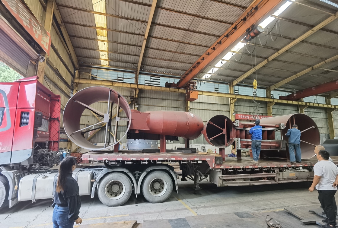400V 800V 6.3kV 10kV Francis Hidro Turbin Jeneratörü 450-1000RPM nominal hızı ile