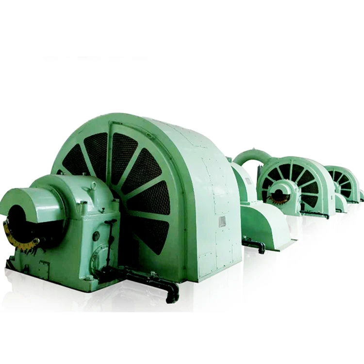 Hız aralığı 500-3000r/min hidroelektrik enerjisi için Pelton Wheel Turbine Generator