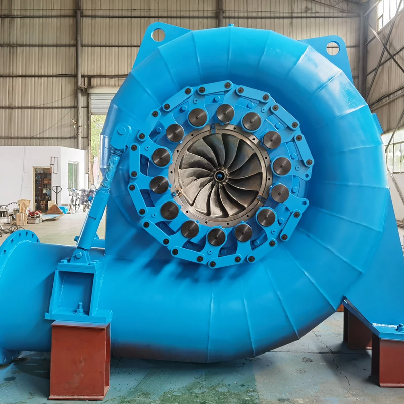 500-3000 r/min hız aralığı ile özel Pelton Tipi Turbine Jeneratörü
