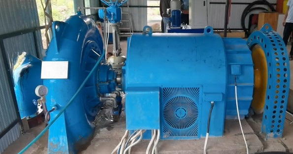 Sustainablemini Elektrik Santrali için 4mw Kapasiteli Francis Tipi Hidro Turbineleri