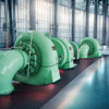 Verimlilik 90-96% Sürdürülebilir Enerji Üretimi için Yüksek Başlıklı Su Türbini