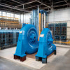 Hassas Francis Turbine Generator Paslanmaz Çelik Koşucu Malzemesi Ve Belirli Frekansı 50Hz/ 60HZ