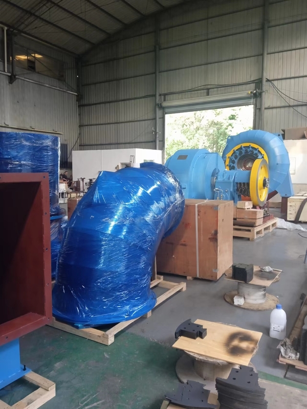 Güç Francis Turbin Jeneratörü 300KW-20MW Otomatik Kontrol 450-1000RPM 20m-300M Baş 50Hz/60Hz