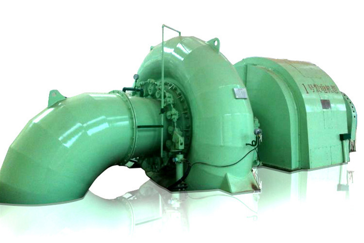 Güç Dikey Su Türbini Jeneratörü 200KW-20MW Otomatik Kontrol Özel Renk
