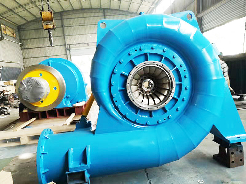 Dayanıklılık Özelleştirilmiş Model 5m-500m Su Başlığı 50HZ/60HZ Frekanslı Hidro Turbin Jeneratörü