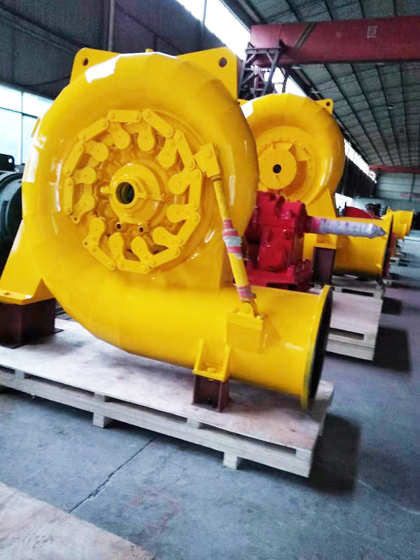 Paslanmaz çelik dikey Francis hidro türbin jeneratörü 300KW-20MW Belirlenmiş güç 50/60HZ Frekans