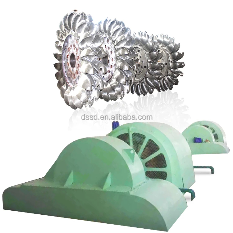Güç Dikey Su Türbini Jeneratörü fırçasız 200kw-20mw 450-1000 RPM 220V-690V
