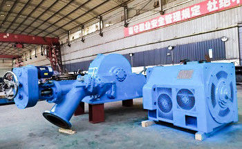 2000-10000kg Turgo Turbine Generator designed for Flow Rate 109 cubic meters per second Power Range 500 kilowatt to 70 megawatt energy production