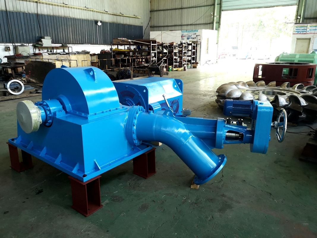 220V-11000V Turgo Turbine 50-400M Rütbeli Voltaj 200KW-30MW Rütbeli Güç