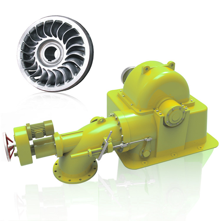 Hidroenerji ekipmanları Turgo Turbine Su türbini jeneratörü 5t-20t Adli başlık 50-400m