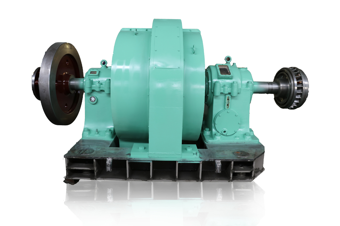 Voltaj IP54 Pelton Hidrolik Turbin Jeneratörü Paslanmaz Çelik dökme demir 500-3000r/min Hız aralığı