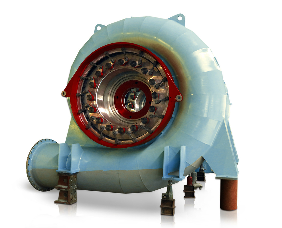 Verimlilik Otomatik Francis Su Türbini Jeneratörü 300KW-20MW Belirli Güç 400V-10kV Voltaj