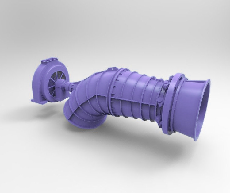 Dayanıklılık Özel hidro türbin jeneratörü 450-1000rpm 5m-500m Su başlığı 50HZ/60HZ