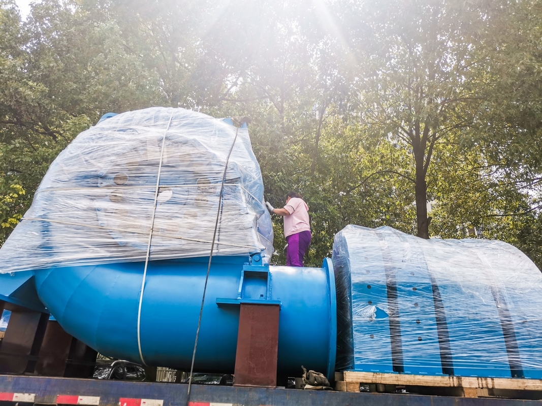 Özel Renkli Su Türbini Jeneratörü Dikey / Yatay Kurulum 300-3000rpm