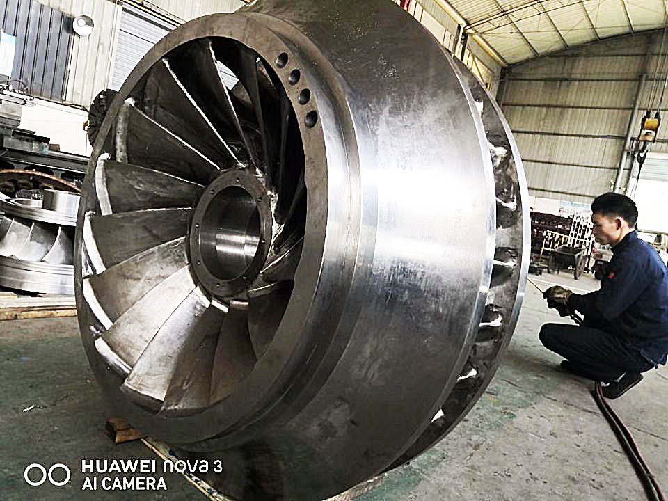 Dikey veya yatay Francis türbine jeneratörü 400V 800V 6.3kV 10kV