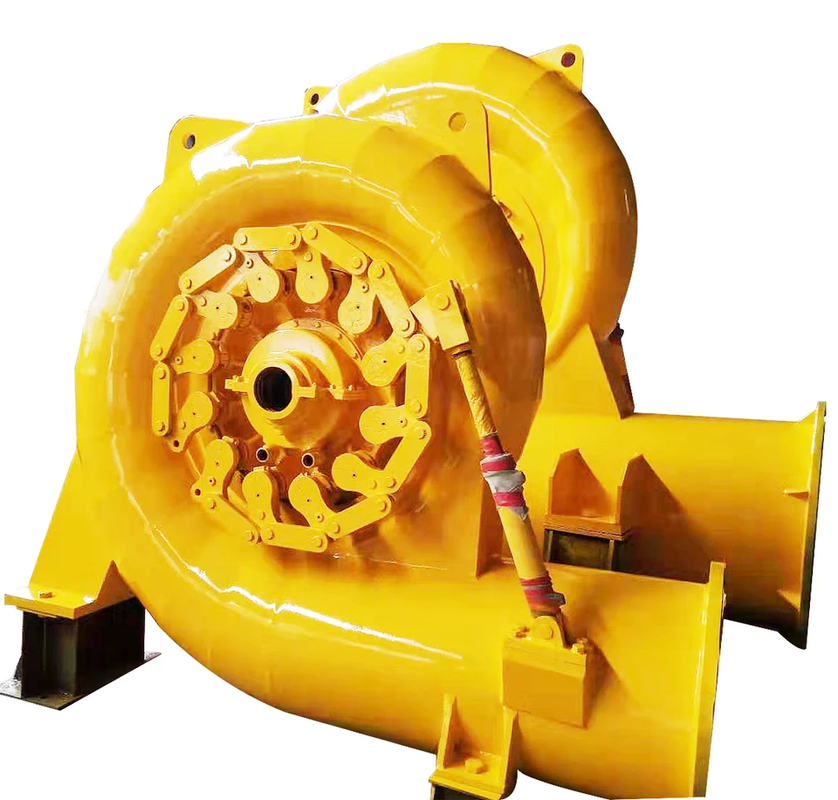 Verimlilik Su türbini 300-3000rpm 220V-690V fırçasız kontrol modu Özel Renk