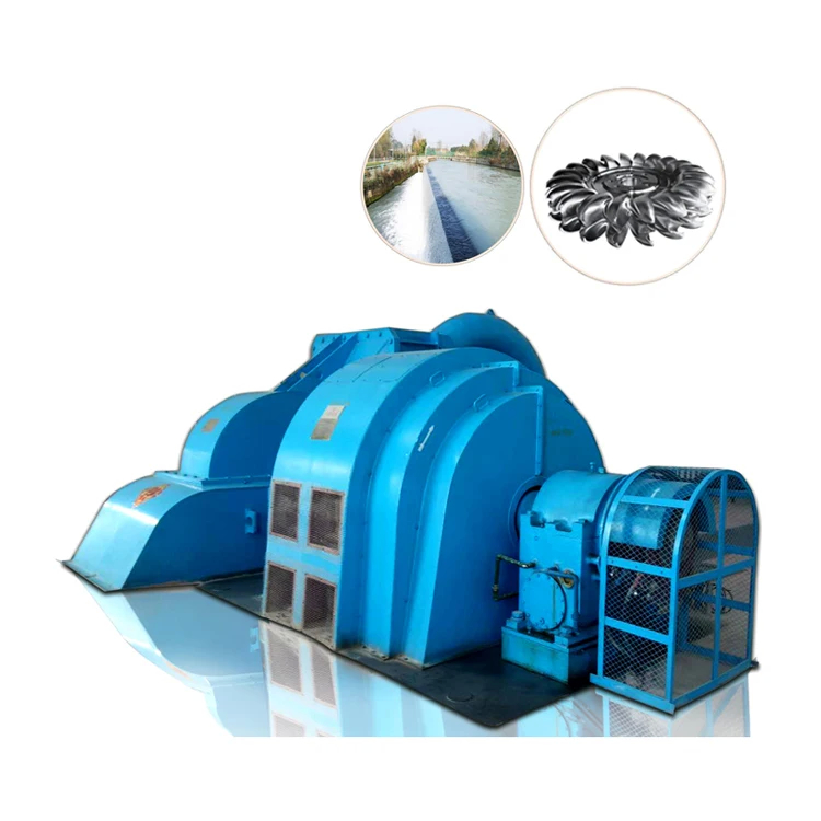 100-1000A Hava/Yağ Soğutma Pelton Turbine Jeneratörü Mikrogovernörlü Paslanmaz Çelik