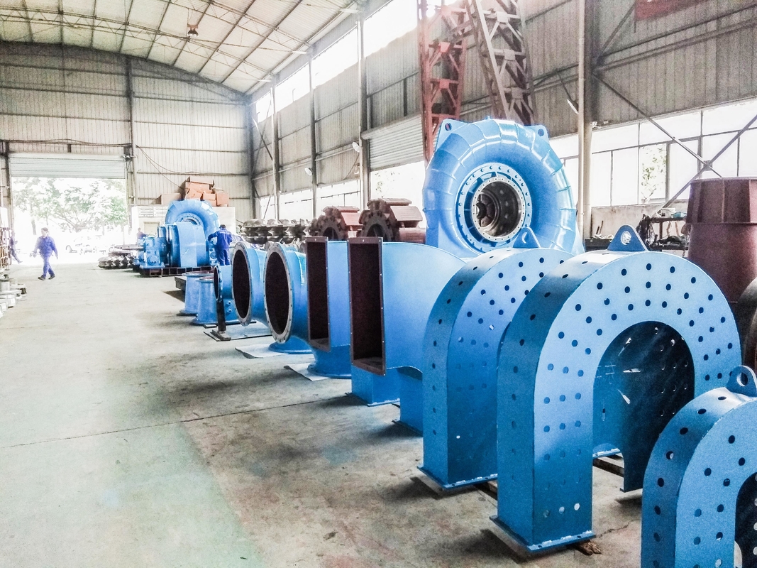 300kw-20mw Francis Hidrotürbin Jeneratörü 50HZ/60HZ Frekansı ile Özel Başlı Özelleştirilebilir Kapasite