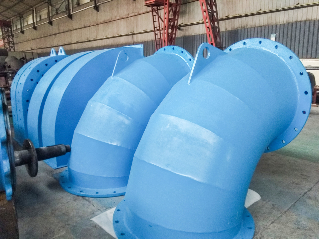 Dikey veya yatay Francis Turbine Jeneratörü 400V 800V 6.3kV 10kV 50Hz/ 60HZ 20m-300M Rated Water Head