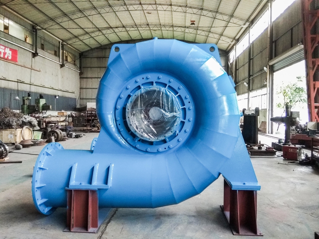 50HZ frekanslı hidro türbin jeneratörü 88-96% verimlilik ve 300kw-20mw yüksek kapasite