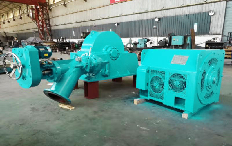 5 in 1 Entegre Kontrol Panli Turgo Turbine Jeneratörü Yatay veya Dikey Çapa Montajı F F H Sınıfı İzolasyon