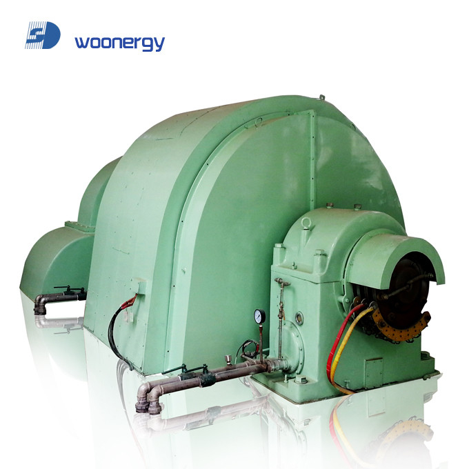 Hidroelektrik Pelton Turbine Jeneratörü 100kw-50mw IP54 fırçasız/tiristor 5-50t Ağırlık