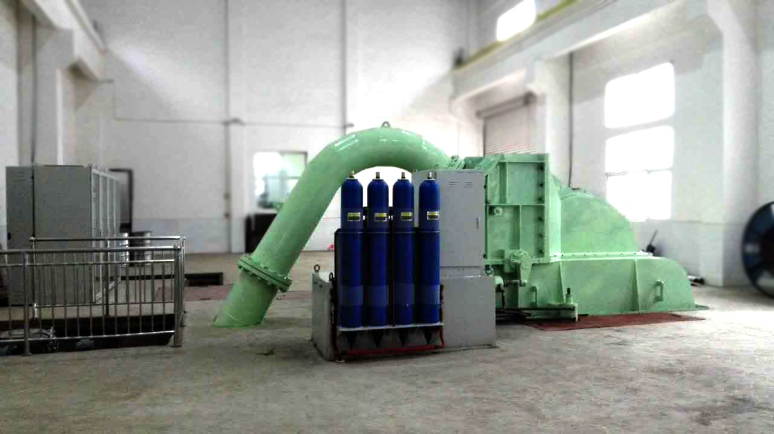 Dayanıklılık Çelik Hidrotürbin Jeneratörü 5m-500m Su Başlığı Frekansı 50/60HZ Güç üretimi için