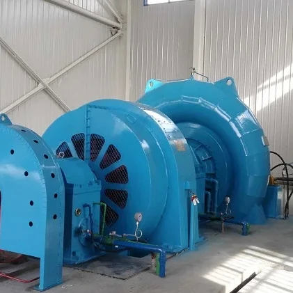 Dayanıklılık için hidro türbin jeneratörü Kapasite 200kw-20mw Su başlığı 5m-500m 450-1000rpm