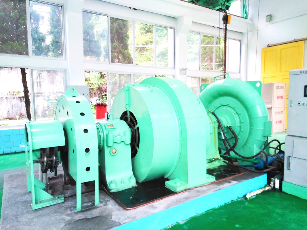 Otomatik 400V 800V 6.3kV 10kV Rating Voltage Francis Turbine Generator Rated Power 300KW-20MW ile