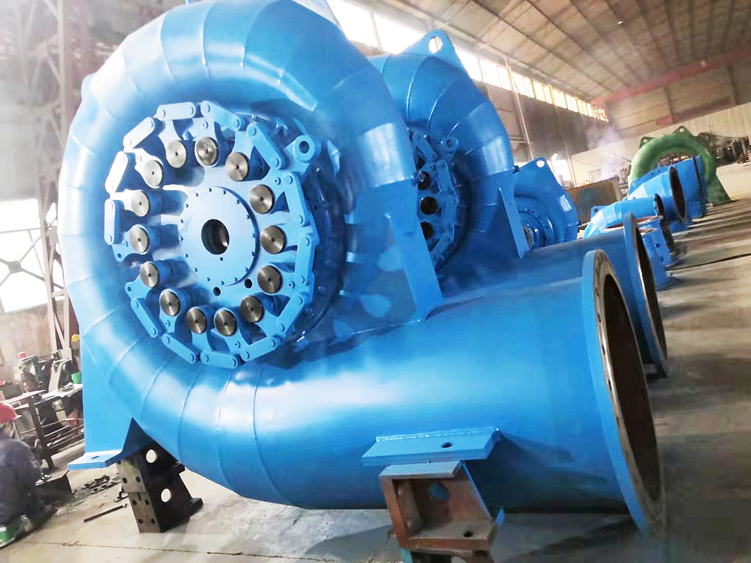 Güçlü 400V-10kV 50Hz/60Hz frekanslı Francis Turbine Jeneratörü