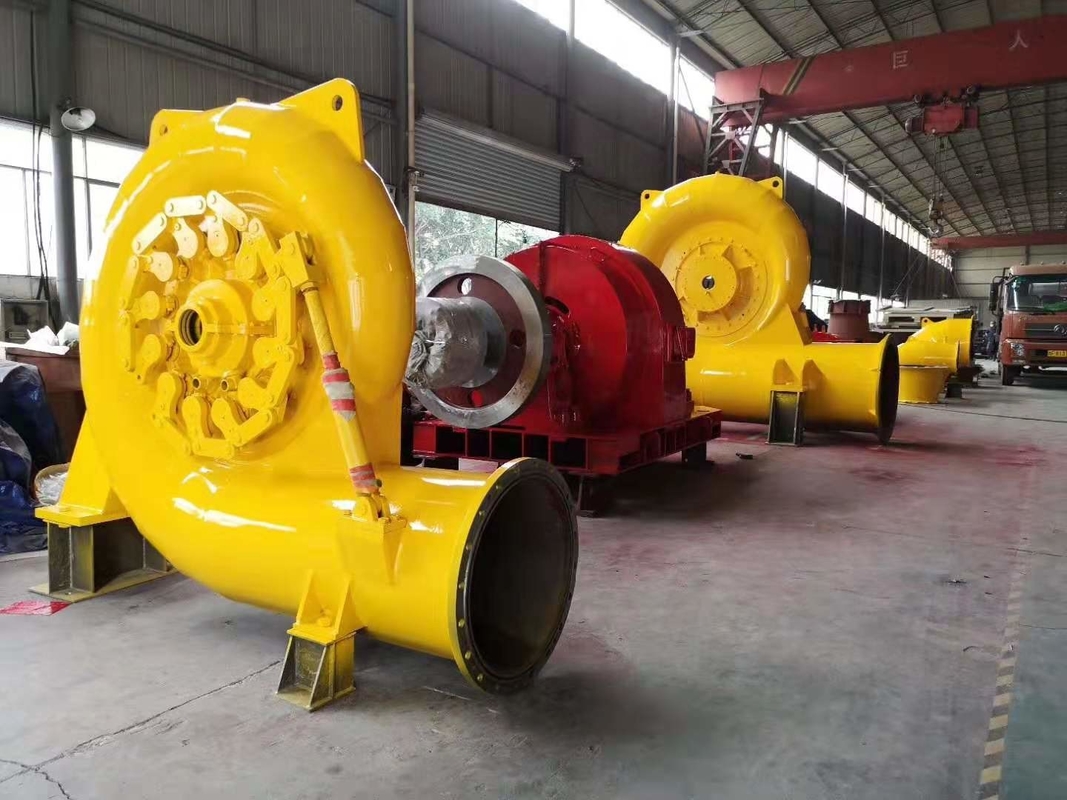 Otomatik Paslanmaz Çelik Francis Turbin Jeneratörü 400V - 10kV Güç Üretimi İhtiyaçları için