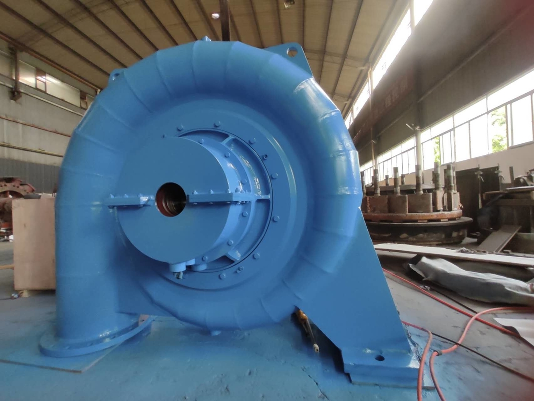 Su türbini jeneratörü dikey kurulum 200kw-20mw Güç çıkışı fırçasız heyecanlandırma modu