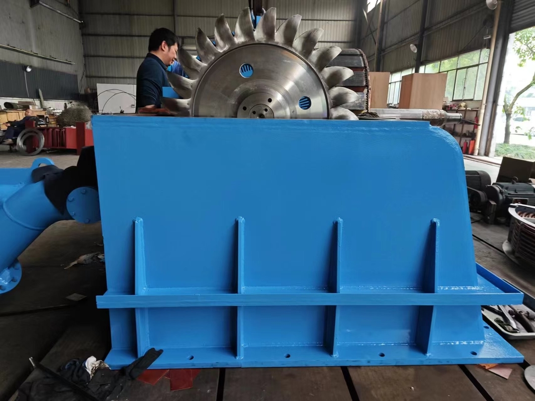 500KW-10MW hidro türbin jeneratörü Çeşitli Su Başlığı Yükseklikleri için 450-1000rpm'de çalışır