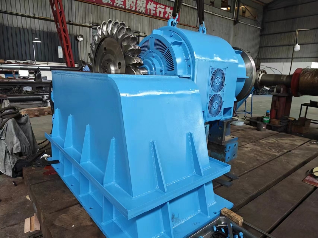500KW-10MW hidro türbin jeneratörü Çeşitli Su Başlığı Yükseklikleri için 450-1000rpm'de çalışır
