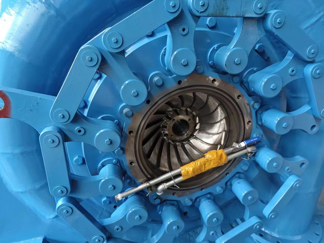 Özel 50HZ/60HZ hidro türbin jeneratörü 450-1000rpm Su başlığı 5m-500m En iyi verimlilik için