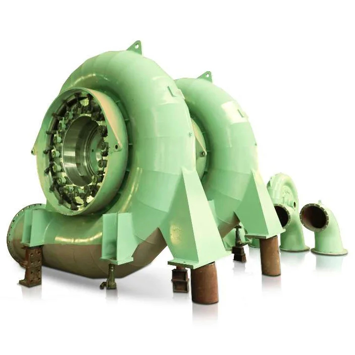 Paslanmaz Çelik Francis Su Türbini Jeneratörü 300KW-20MW 450-1000 RPM Güç Üretimi İçin