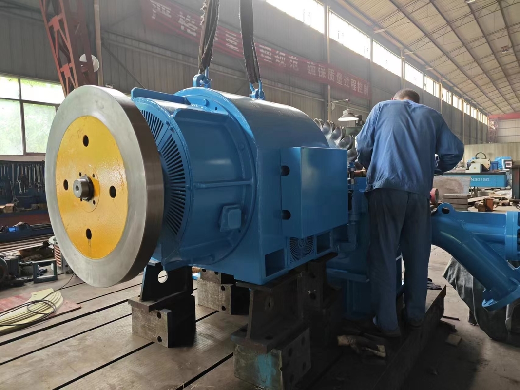 Kapasite Çelik Kaplan Hidrotürbine Francis Hidrotürbine 200kw-20mw Güç ölçeği için özel model