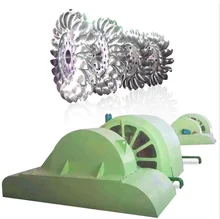 Özel Renkli Su Turbini Jeneratörü 450-1000 RPM Hız Aralığı İç / Dış Yapı Kurulumları için 220V-690V