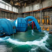 Özel Dayanıklılık Francis Turbine Generator Kaplan Hidroturbine Çeşitli Su Başlıkları İçin
