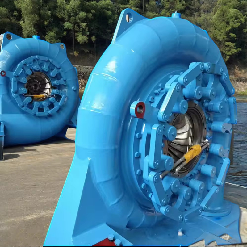 Statik Silikon Su Türbini Jeneratörü Hava / Su Soğutma 300-3000rpm 220V-690V Güç çıkışı