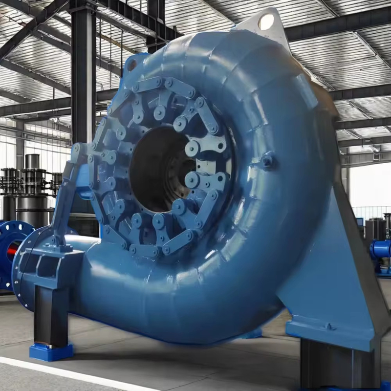 Francis Turbin Jeneratörü 450-1000RPM Belirli Baş 20m-300M Belirli Voltaj 400V-10kV