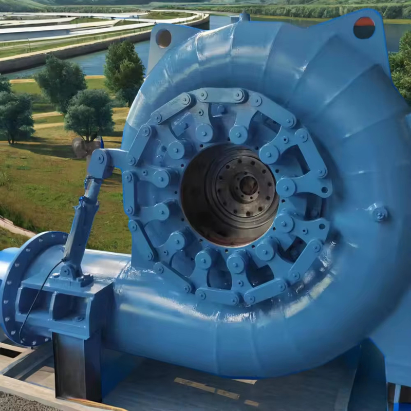 Otomatik 400V 800V 6.3kV 10kV Rating Voltage Francis Turbine Generator Rated Power 300KW-20MW ile