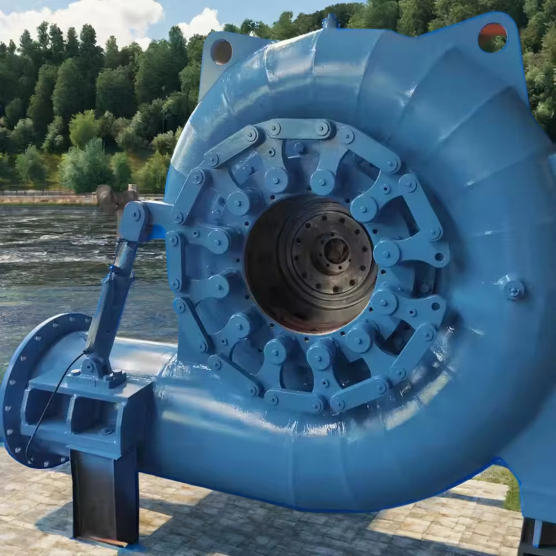 Paslanmaz Çelik Francis Turbin Jeneratörü %90-96 verimlilik ve 300KW-20MW güç