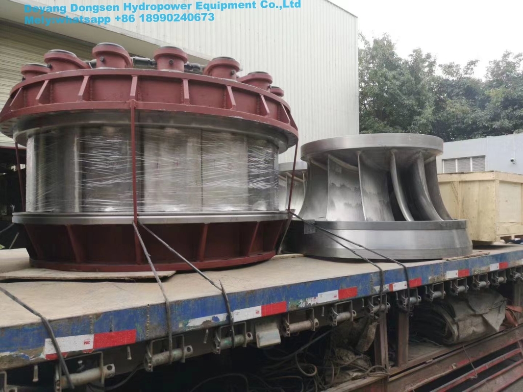 Ekonomik ve çevre dostu Francis Hidro Turbine / Kaplan Turbine Jeneratörü 5-500m su başlığı ile