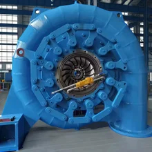 Özel 200kw-20mw Su Başlığı Hidro Turbin Jeneratörü Paslanmaz Çelik RPM 450-1000 50HZ/60HZ Frekansı İçin