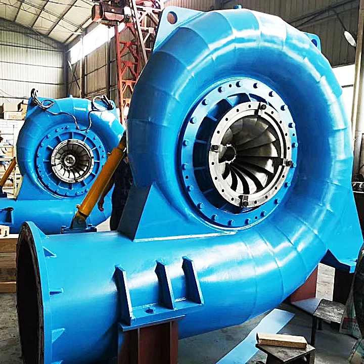 Dayanıklılık Hidrotürbin Jeneratörü 450-1000 rpm'de çalışmak 50HZ/60HZ'de güç üretimi için frekans